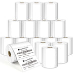 4" x 2" Direct Thermal Labels, 1" Core (12000 Labels, 16 Rolls)