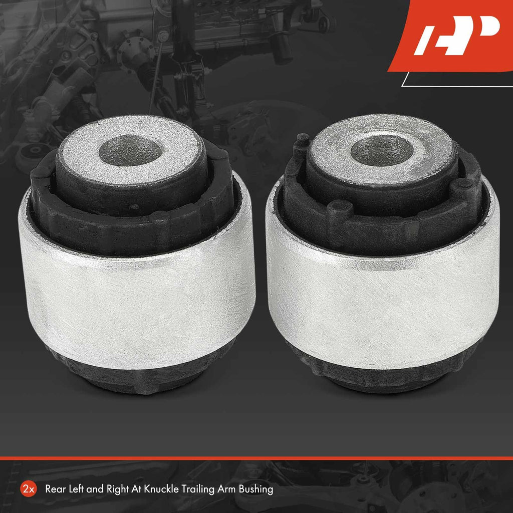 A-Premium 2 x Rear Trailing Arm Bushing Kit, Compatible with BMW