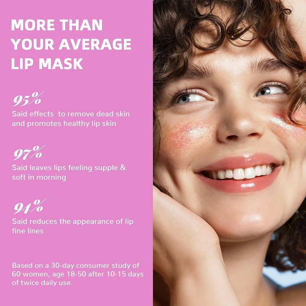 4-Pack Lip Scrub & Lip Mask Set