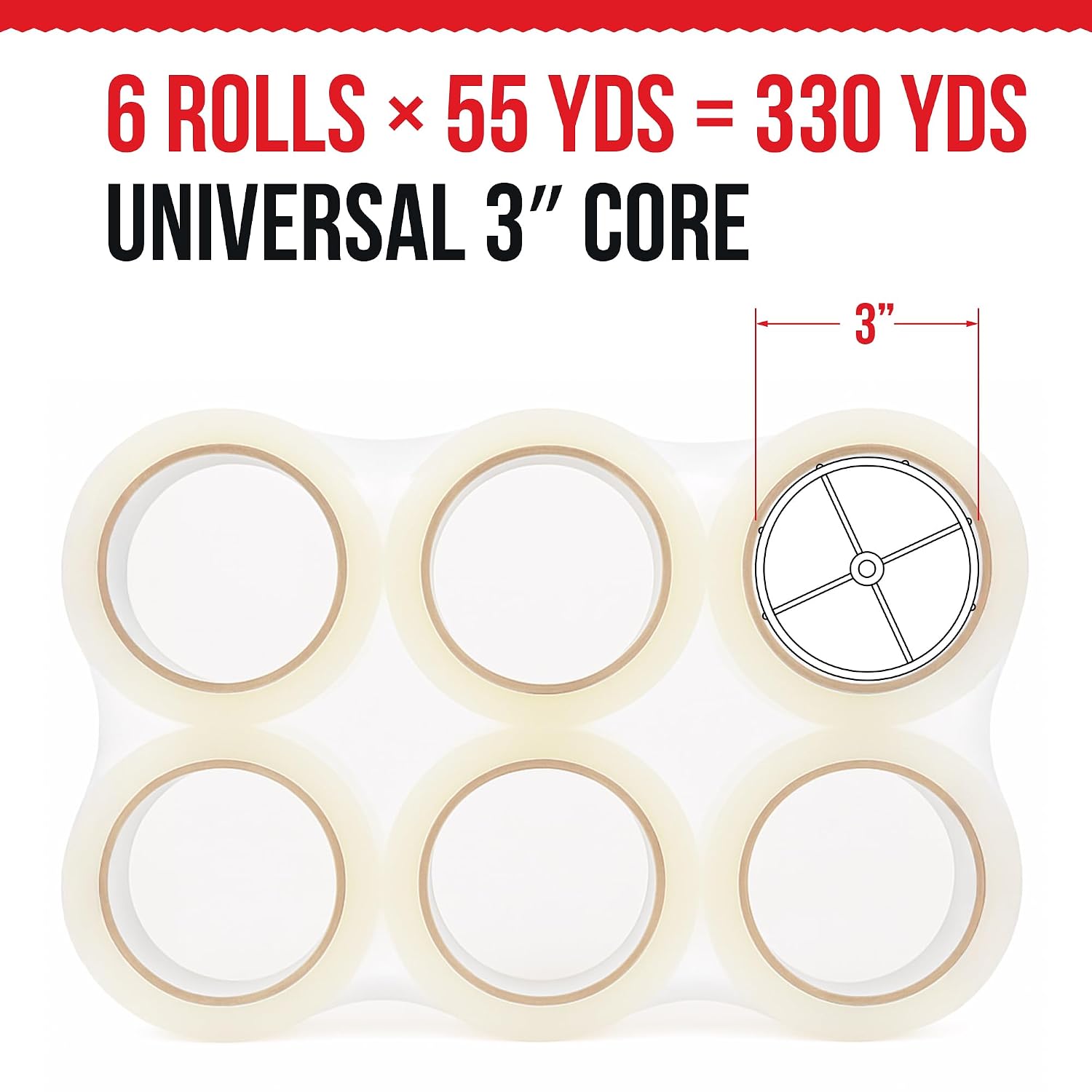 2.6 Mil Heavy-Duty Packing Tape – Industrial Strength