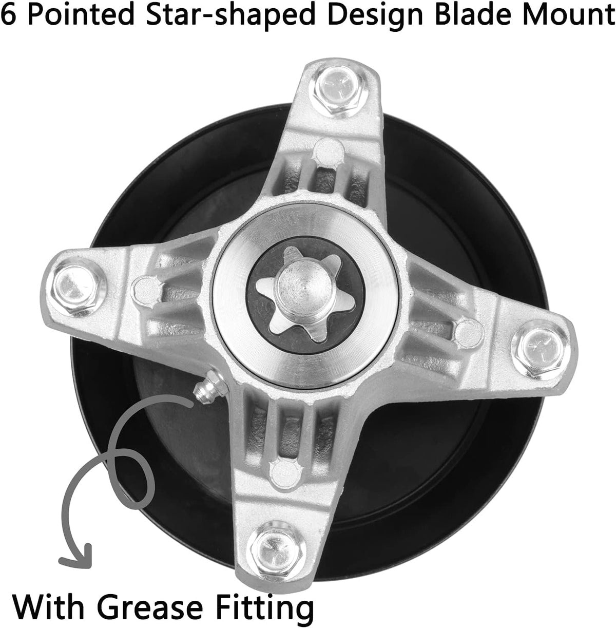 Spindle Fit for Troy Bilt Pony Mower - 918-06991 Spindle Assembly Fit for MTD Huskee Craftsman T1000 T1200 Mower and
