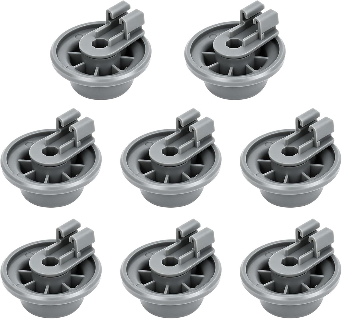 10016657 Dishwasher Extended Lower Rack Wheels Kit Fit for Bosch, 8-Pack