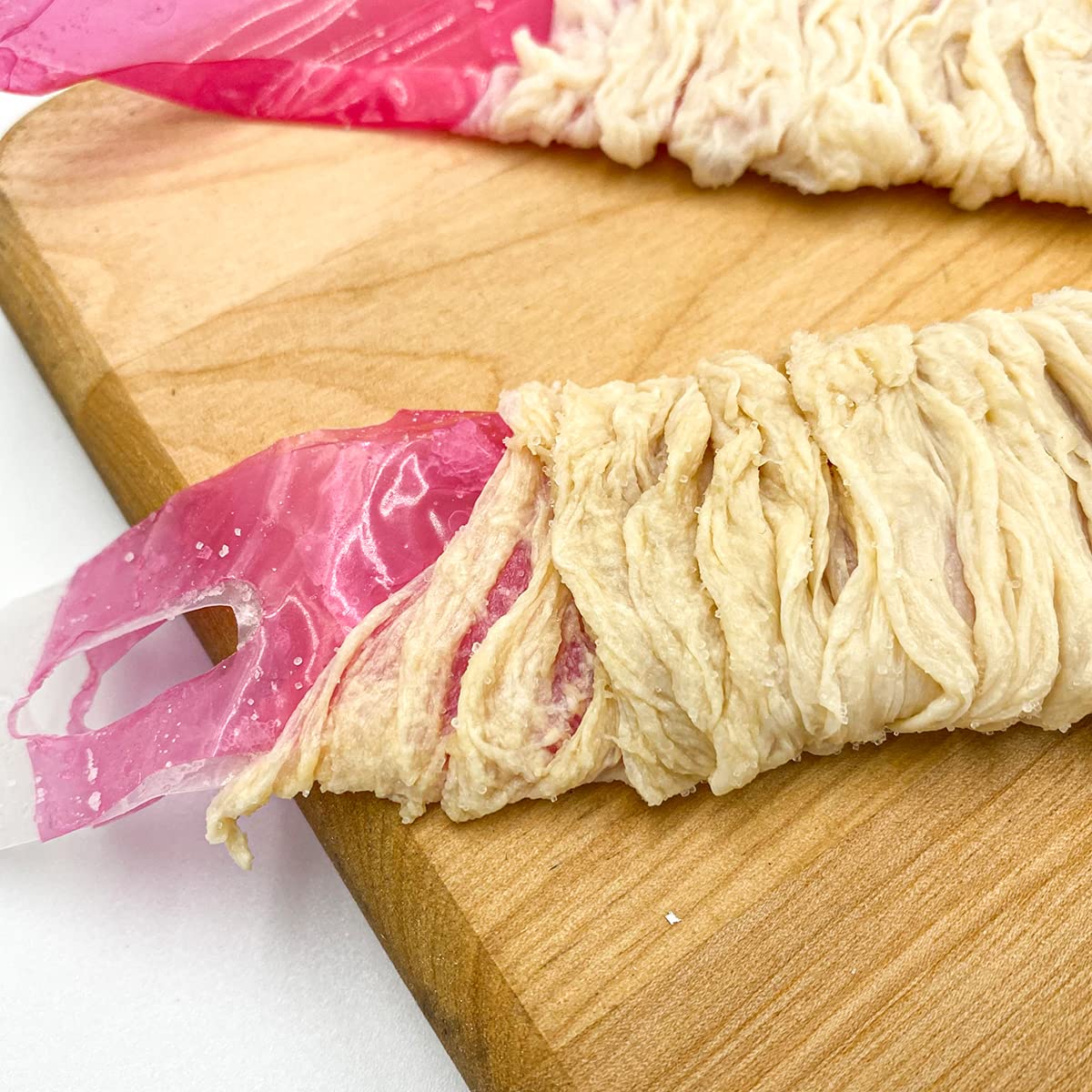 Pre-Tubed Sausage Hog Casings, 32 To 35 MM, Makes 50 Lb Meat, North American Edible Natural Casing For Pork Links