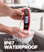 Meat Thermometer Digital, 1-2 Sec Instant Read, Food, Cooking, Grilling