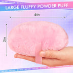 Body Powder Puff, Powder Puff for Body Powder, 6 Inch Extra-Large