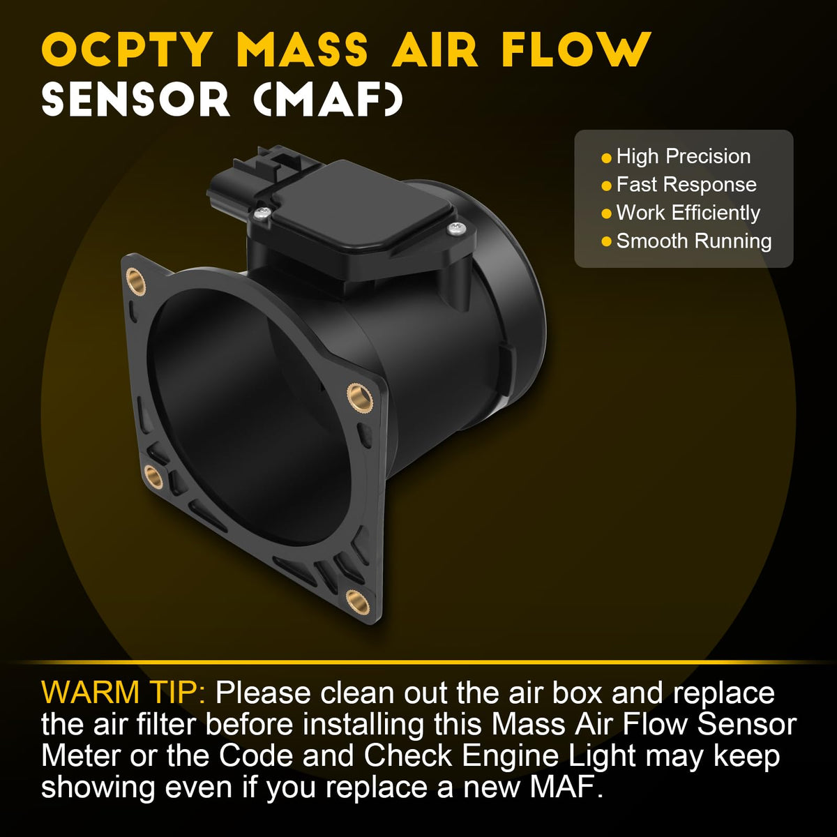 OCPTY Mass Air Flow Sensor for Ford for Crown Victoria 2003-2004