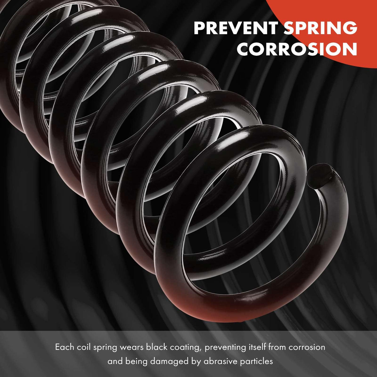 A-Premium Front Suspension Coil Spring Set Compatible with Chevrolet & GMC
