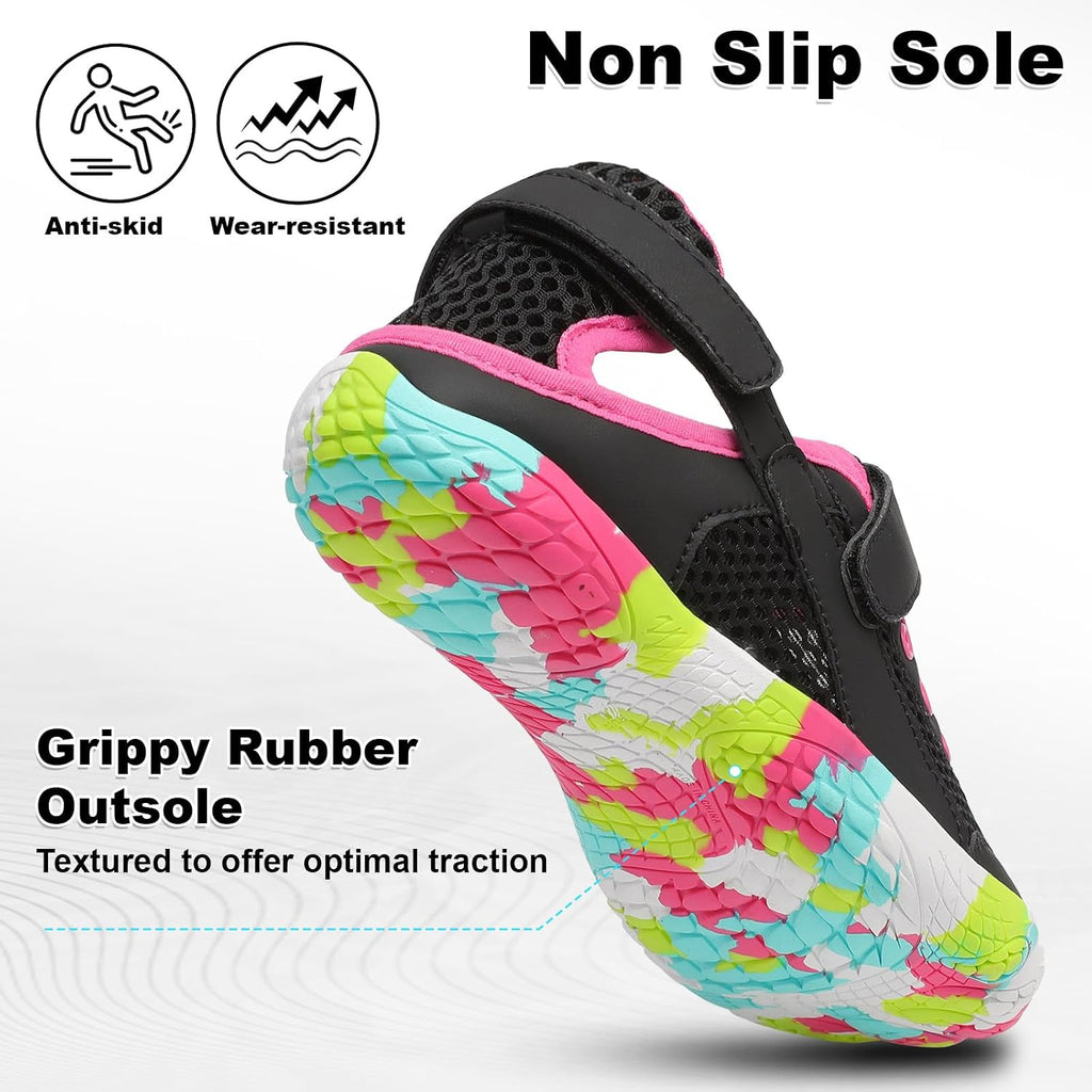 Womens Water Shoes Quick-Dry Breathable Outdoor Sandals for Light Hiking Beach Pool Non-Slip Lightweight Wide