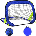 Pop Up Soccer Goals Nets for Backyard Beach Soccer Training Net Mini Portable Foldable Lightweight Indoor + Outdoor