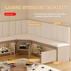 Restaurant Booth Seating Bench, Breakfast Nook Benchs, Commercial Banquette with Hidden Storage, Modern Armless Booth