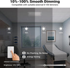2x2 LED Troffer Light, Center Basket Drop Ceiling, 0-10V Dimmable, 1 Pack