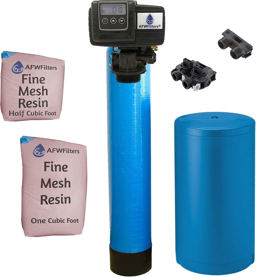 IRON Pro 2 Combination water softener iron filter Fleck 5600SXT digital metered valve for whole house (48,000 Grains