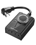 Dusk to Dawn Light Timer,2-Prong Grounded Outlet