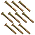 1/2-13 x 3-1/2" Grade 8 Hex Cap Coarse Large Bolts- 10 Pcs