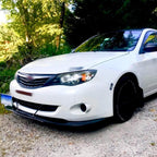 Universal Valance V2 PU Front Bumper Lip Flat Splitter Lip Plate Under Panel Diffuser Chin Spoiler 67" L x 21" D