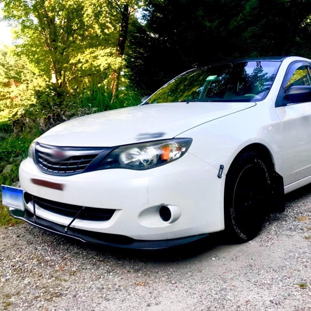 Universal Valance V2 PU Front Bumper Lip Flat Splitter Lip Plate Under Panel Diffuser Chin Spoiler 67" L x 21" D