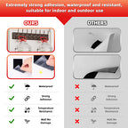 Hook and Loop Tape 1in x 4in x 10 Pairs, Heavy Duty Adhesion Strip