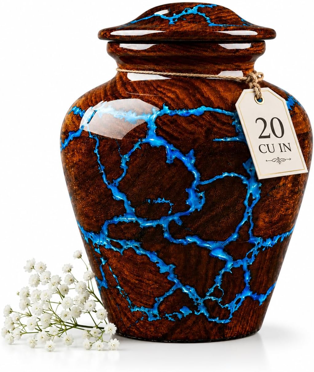 Small Cremation Urn for Human Ashes Adult - Keepsake Memorial & Funeral Urn for Mom, Dad | Premium Mini Rosewood Urn