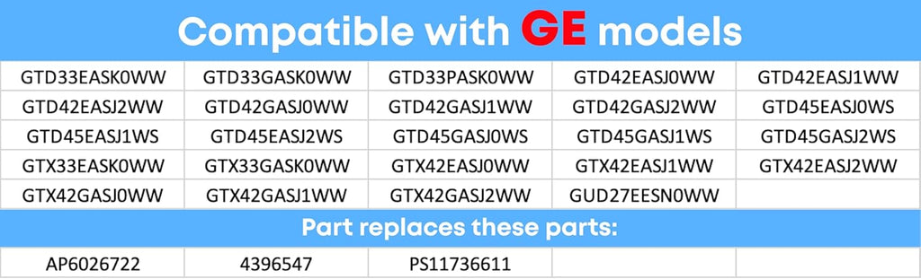 WE01X24552 Main Timer Knob Replacement For GE GTD45EASJ0WS GTD45EASJ1WS GTD45EASJ2WS GTD45GASJ0WS GTD45GASJ1WS GTD45GASJ2WS GTX33EASK0WW GTX33GASK0WW Dryer