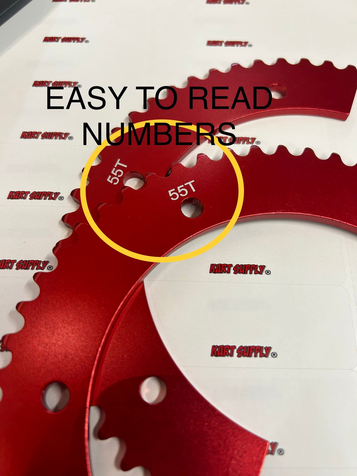 Split Aluminum Sprockets 35 Chain. Multiple Sizes (67 Tooth)