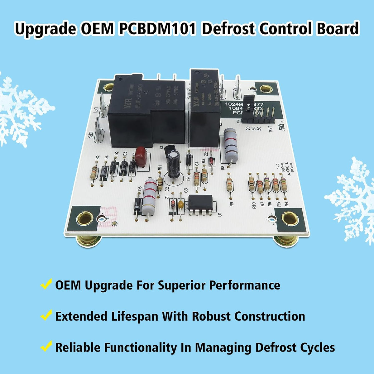 PCBDM101S Defrost Control Board Replacement for Goodman Heat Pump