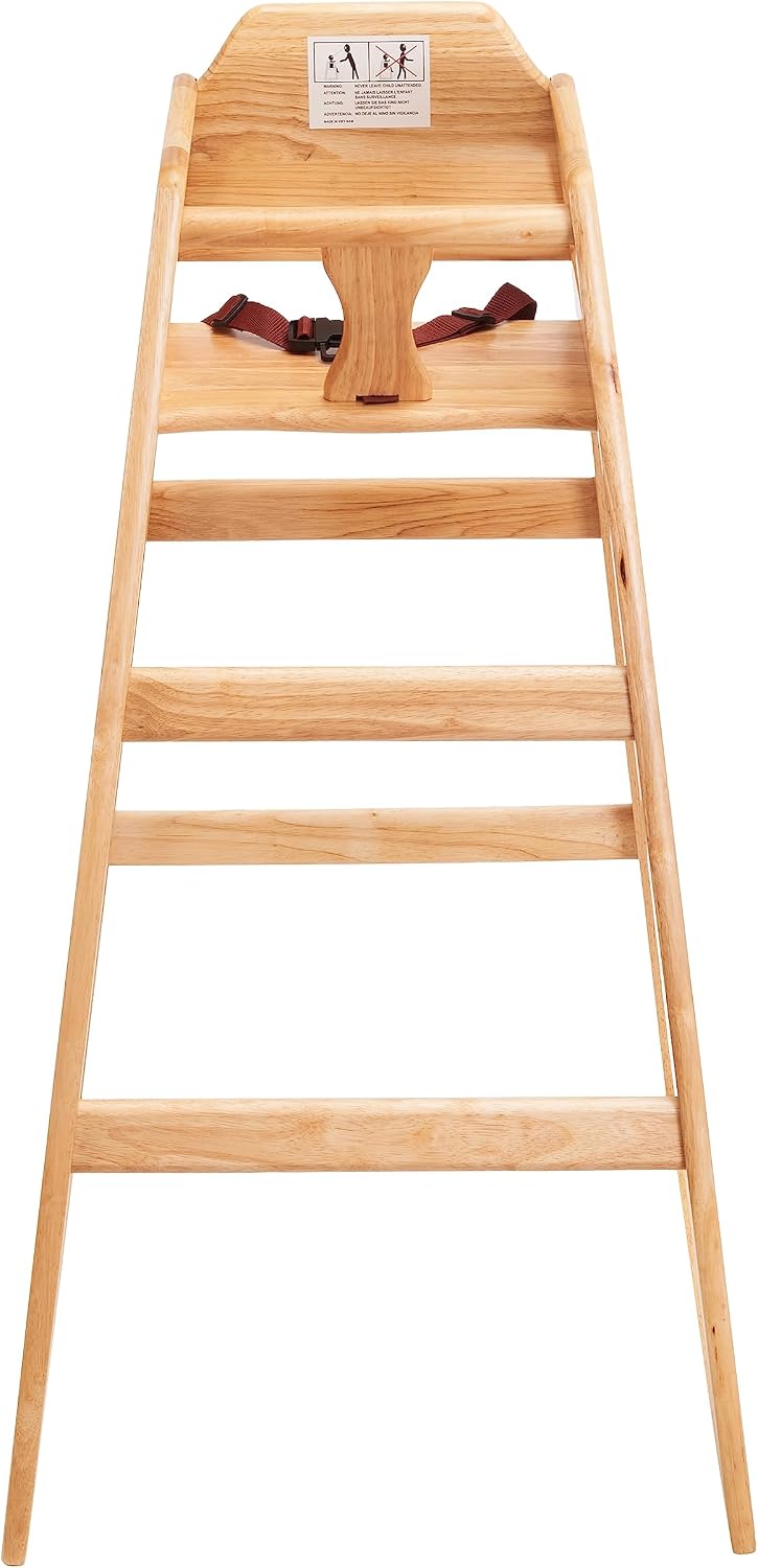 Hight Quality, Seating Ready-to-Assemble Restaurant Wood Bar Height High Chair, Baby Highchairs, Durable Dining