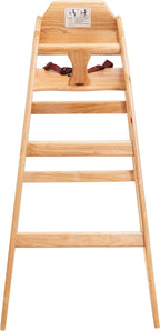 Hight Quality, Seating Ready-to-Assemble Restaurant Wood Bar Height High Chair, Baby Highchairs, Durable Dining