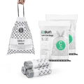 Code C Pre Cut Drawstring Trash Bags 90 Count, 1.3 Gallon / 5 Liter