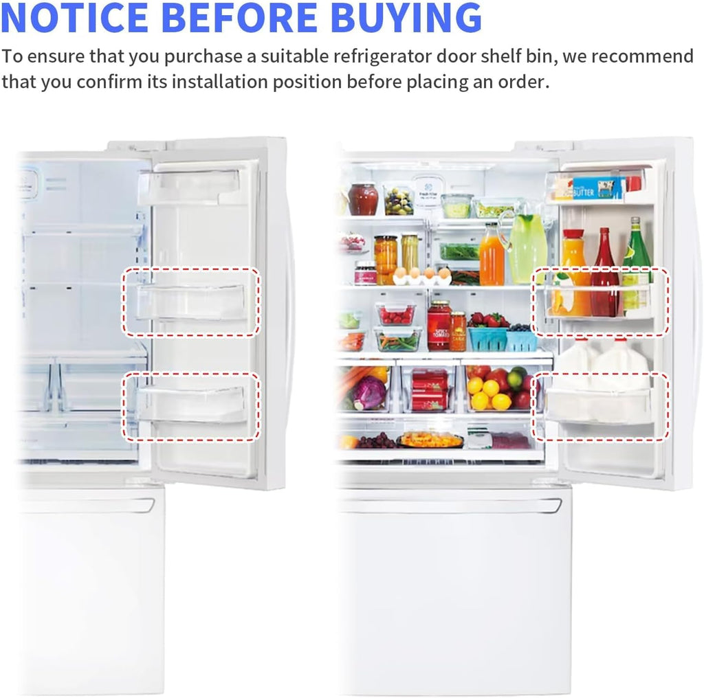 Right 2 Pack AAP73252209 AAP73252202 Refrigerator Door Bin Replacement