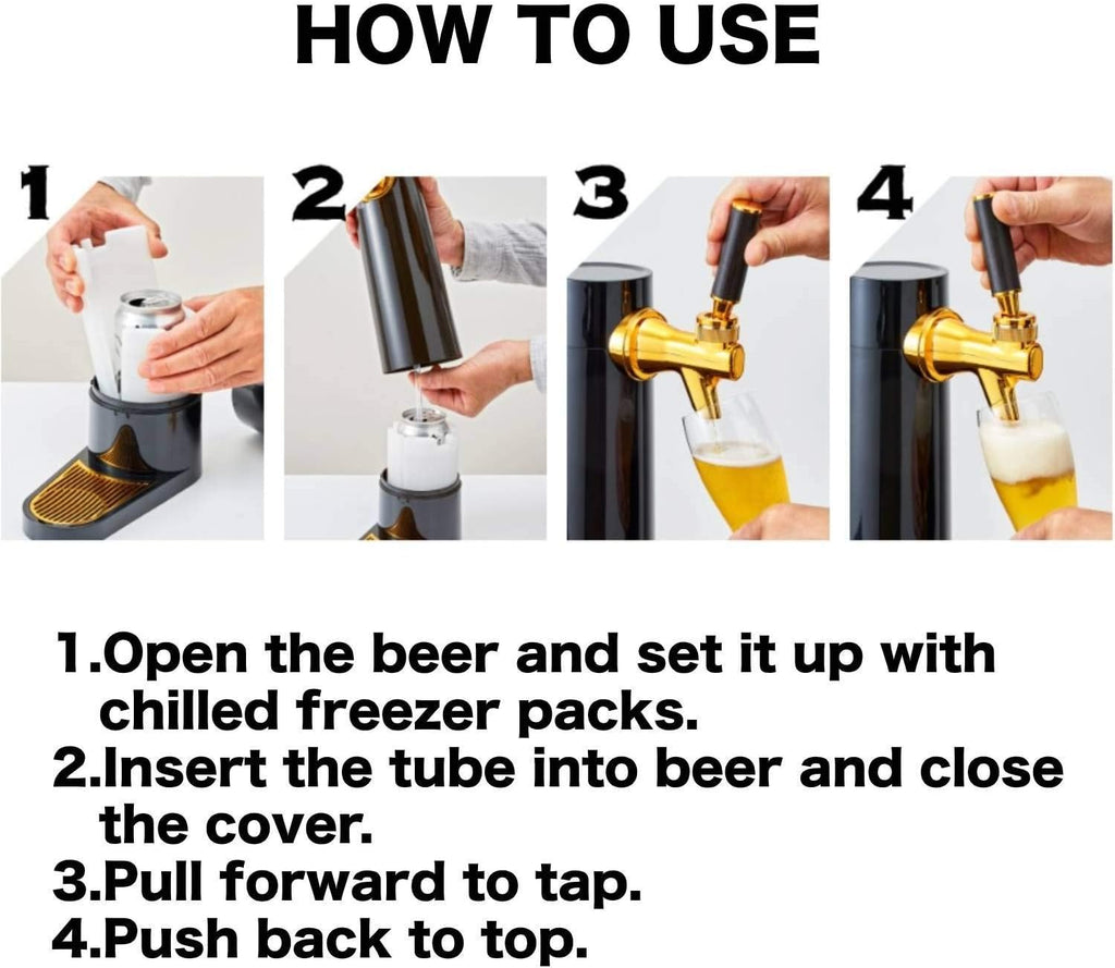 : Draft Pour Beer Dispenser & Ultra Fine Foam Maker