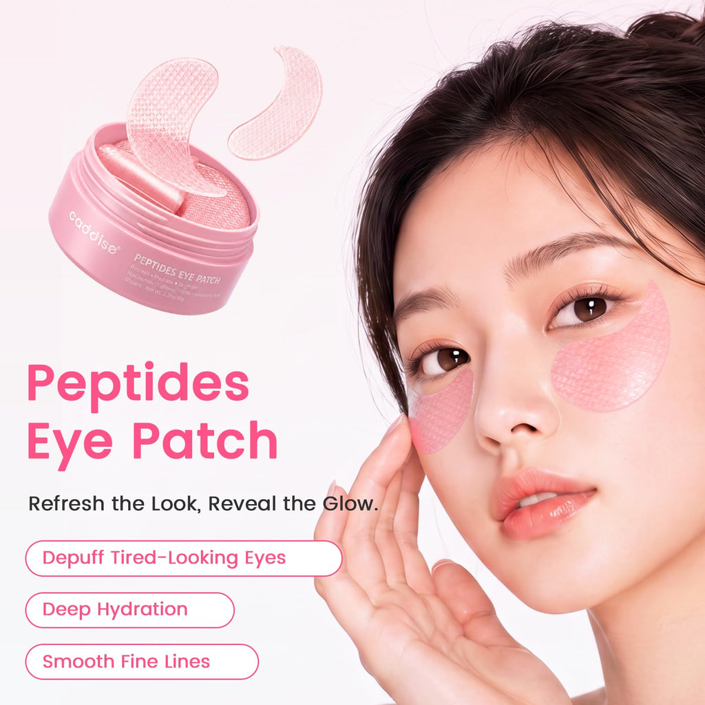 Peptides Under Eye Patches for Puffy Eyes & Dark Circles, 30 Pairs