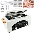 High Temperature Sterilizer Autoclave Machine, 110V 300W 1.5L with Timer Manicure Metal Tool Cleaner