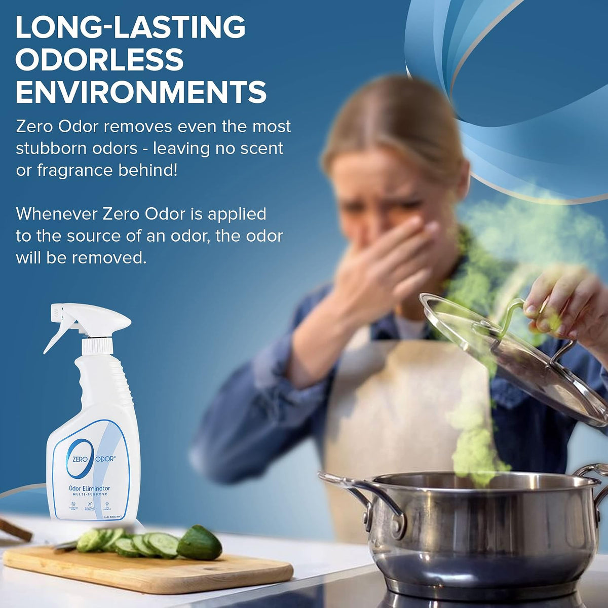 Multi-Purpose Odor Eliminator, Fabric & Room Deodorizer, 16 oz