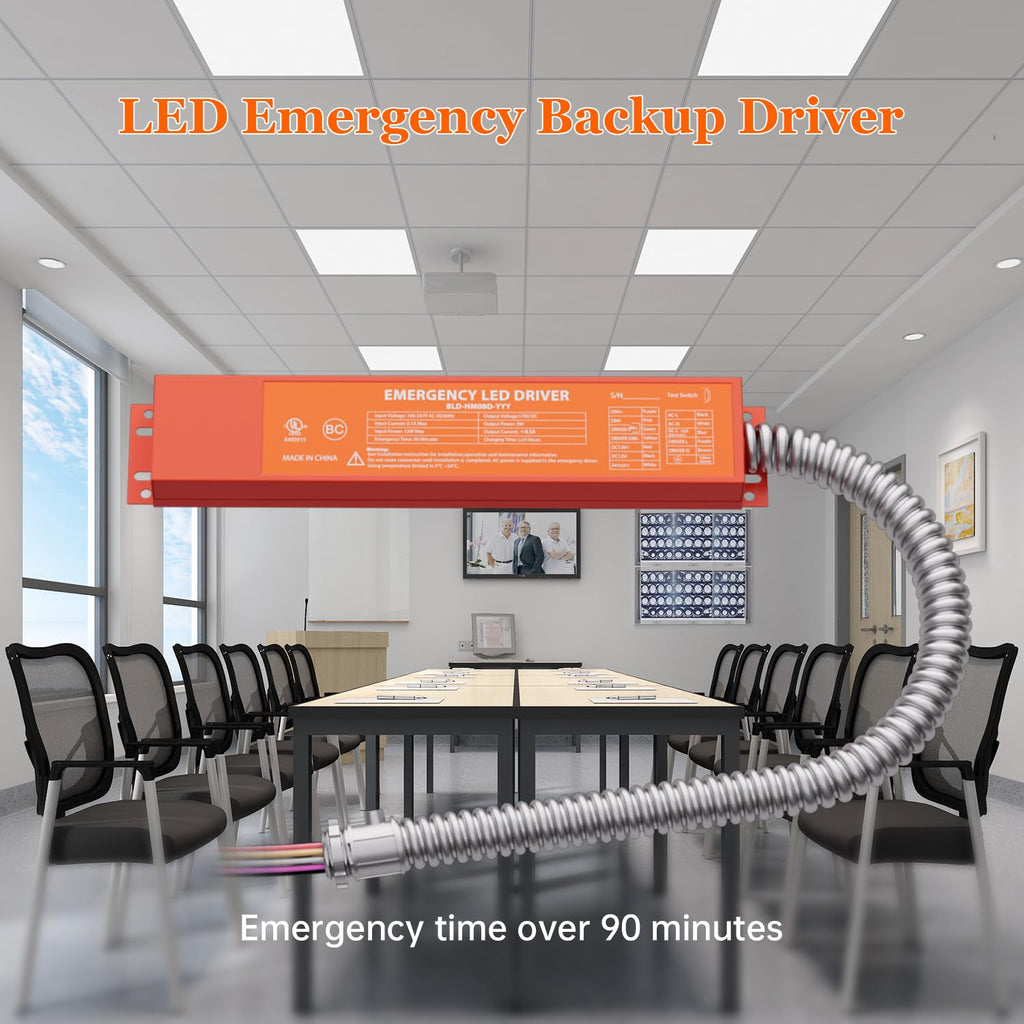 dephen LED Emergency Driver 8W, Rechargeable Battery Backup