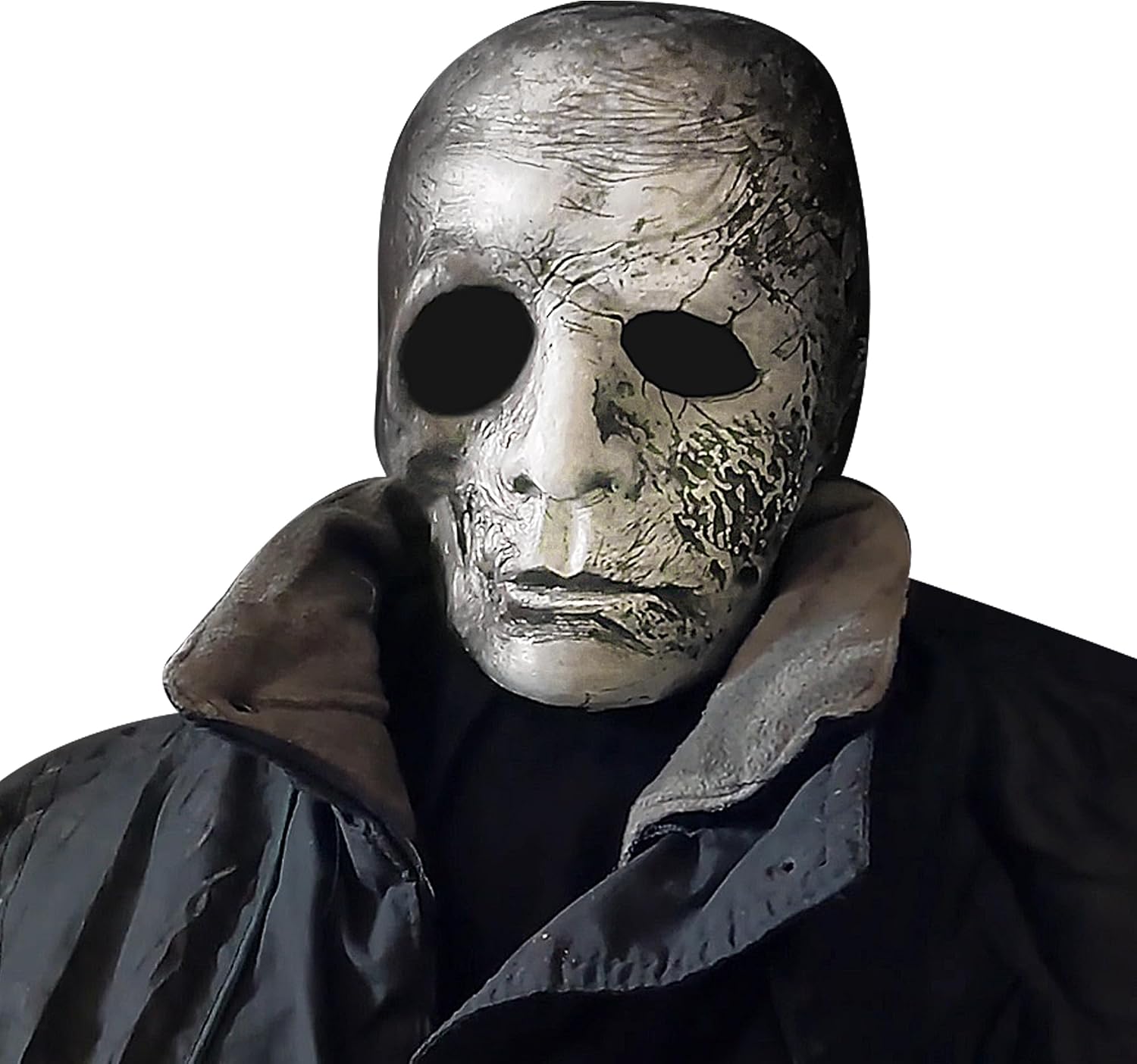 Halloween Skull Mask for Adults, Natural Latex Horror Full Head Mask for Halloween, Cosplay, and Costume Parties