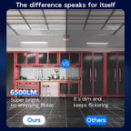 hykolity 4FT Linkable LED Shop Light for Garage, 6500LM