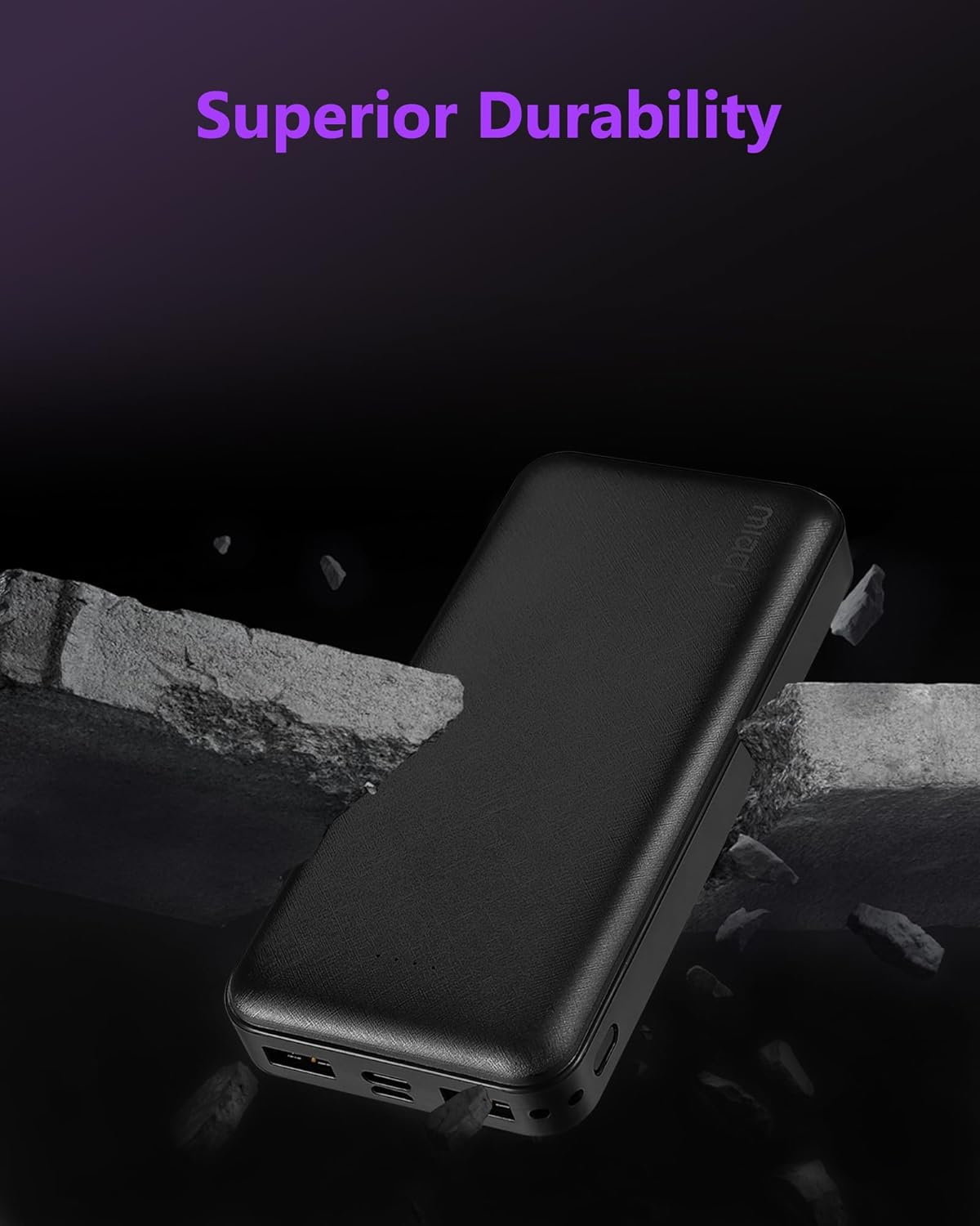Portable Charger, 2-Pack 20000mAh Battery Pack PD 22.5W USB Output Ports and Type C Fast in&Out Travel Fast Charging