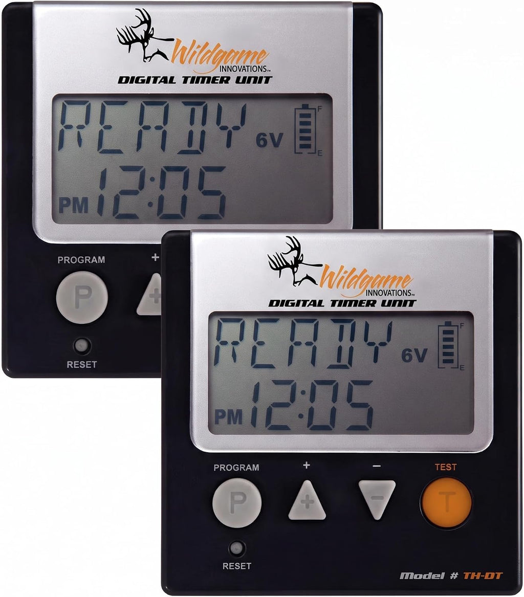 Trophy Hunter Digital Timer for Hunting Game Feeder | Durable Weather-Resistant 6V/12V Deer Feeder Timer with 1-6
