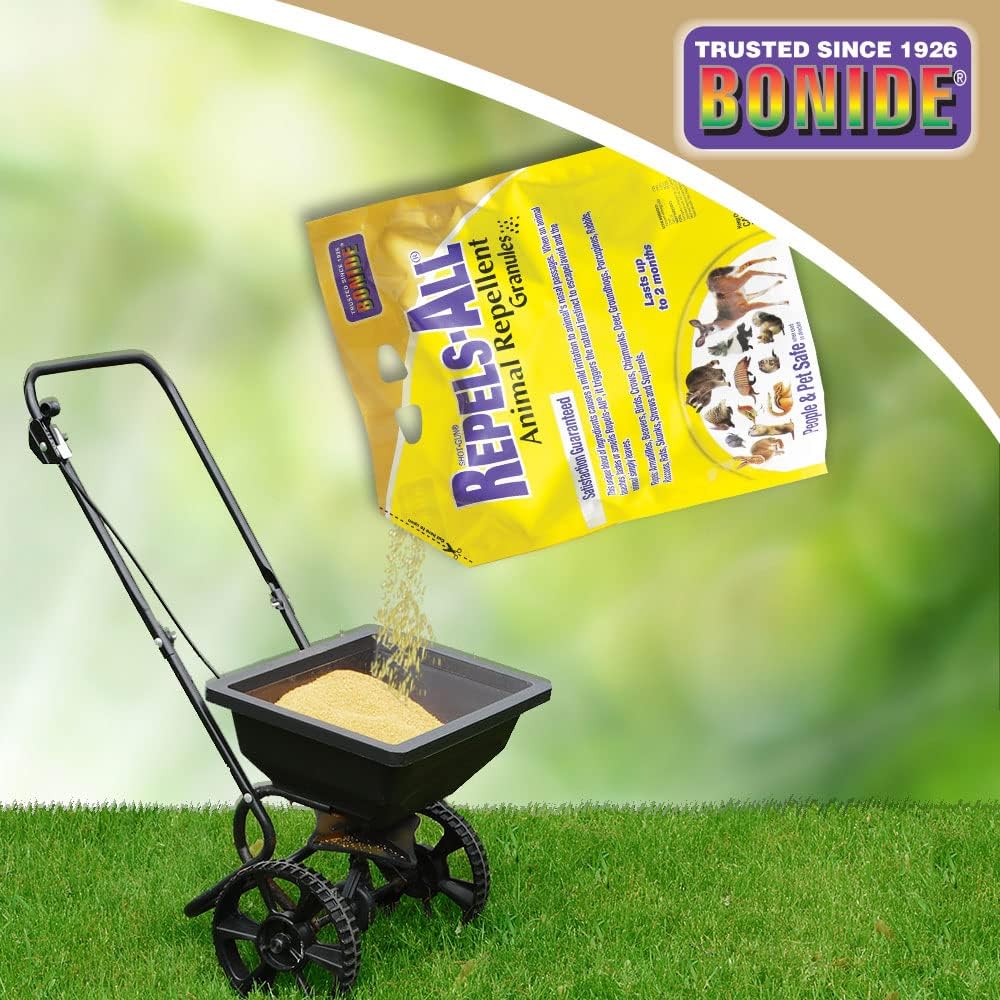 Repels-All Animal Repellent Granules, 6 lbs. | Ready-to-Use Deer & Rabbit Repellent, Deter Pests from Lawn & Garden