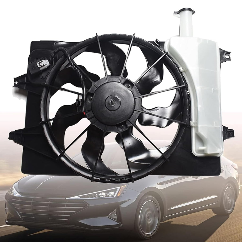 Engine Radiator Cooling Fan Replacement for Elantra 2017-2019