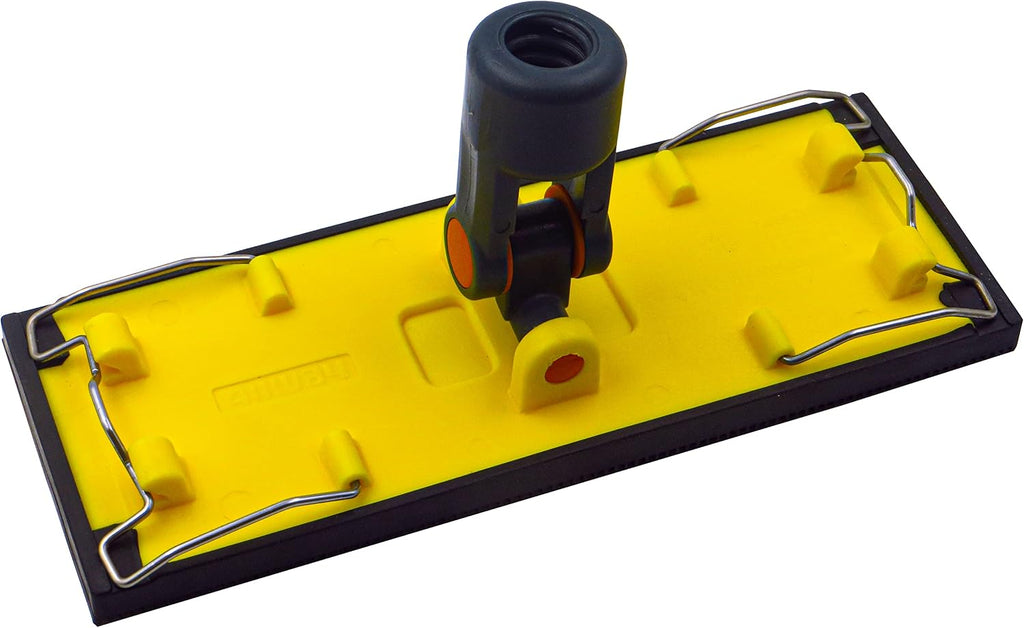 UPS Drywall Pole Sander Head with Stainless Steel Clips | Heavy-Duty, Threaded Pole Socket