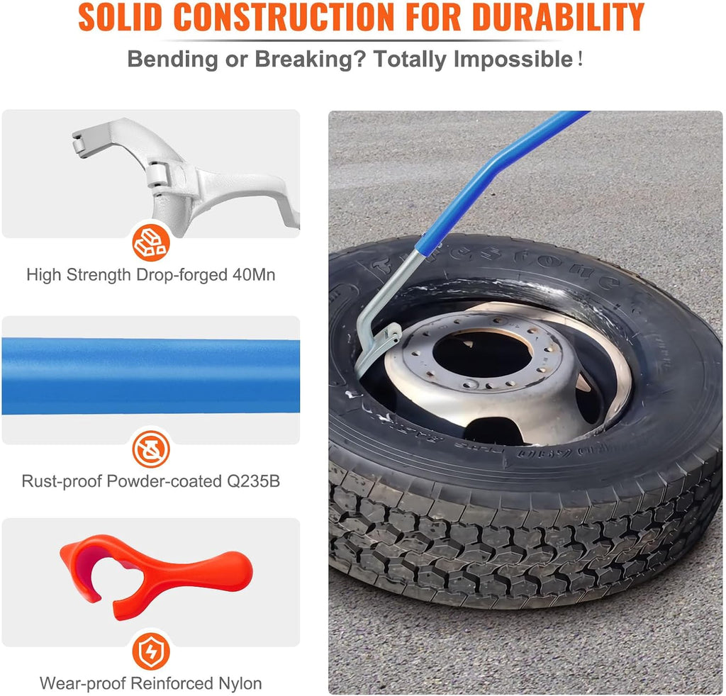 Tire Mount Demount Tool 22.5" to 24.5" Tire Changer Bead Breaker