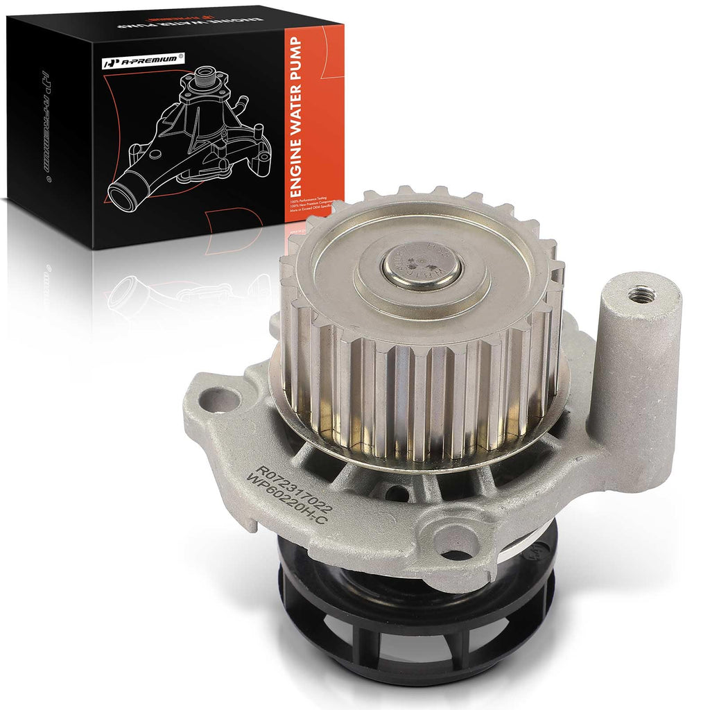 A-Premium Engine Water Pump (L4 2.0L) Compatible with Audi, Volkswagen