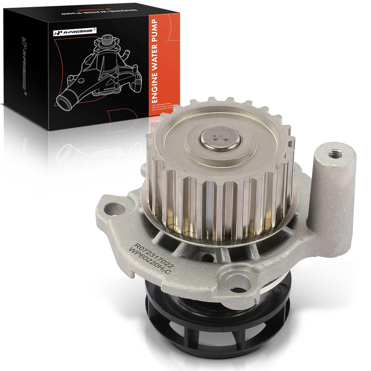 A-Premium Engine Water Pump (L4 2.0L) Compatible with Audi, Volkswagen