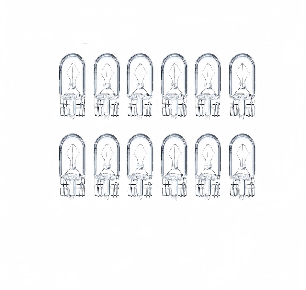 12 Pack 168 Bulb, W5W 194 T10 2825 Light Bulbs.