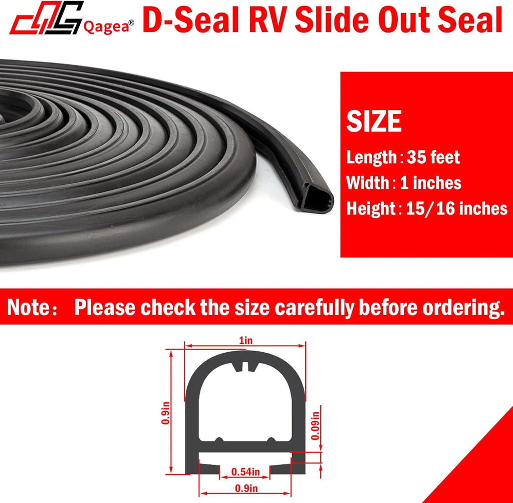 RV Slide Out Seal Base & D-Seal Wiper | 018-312-EKD & 018-341 EK