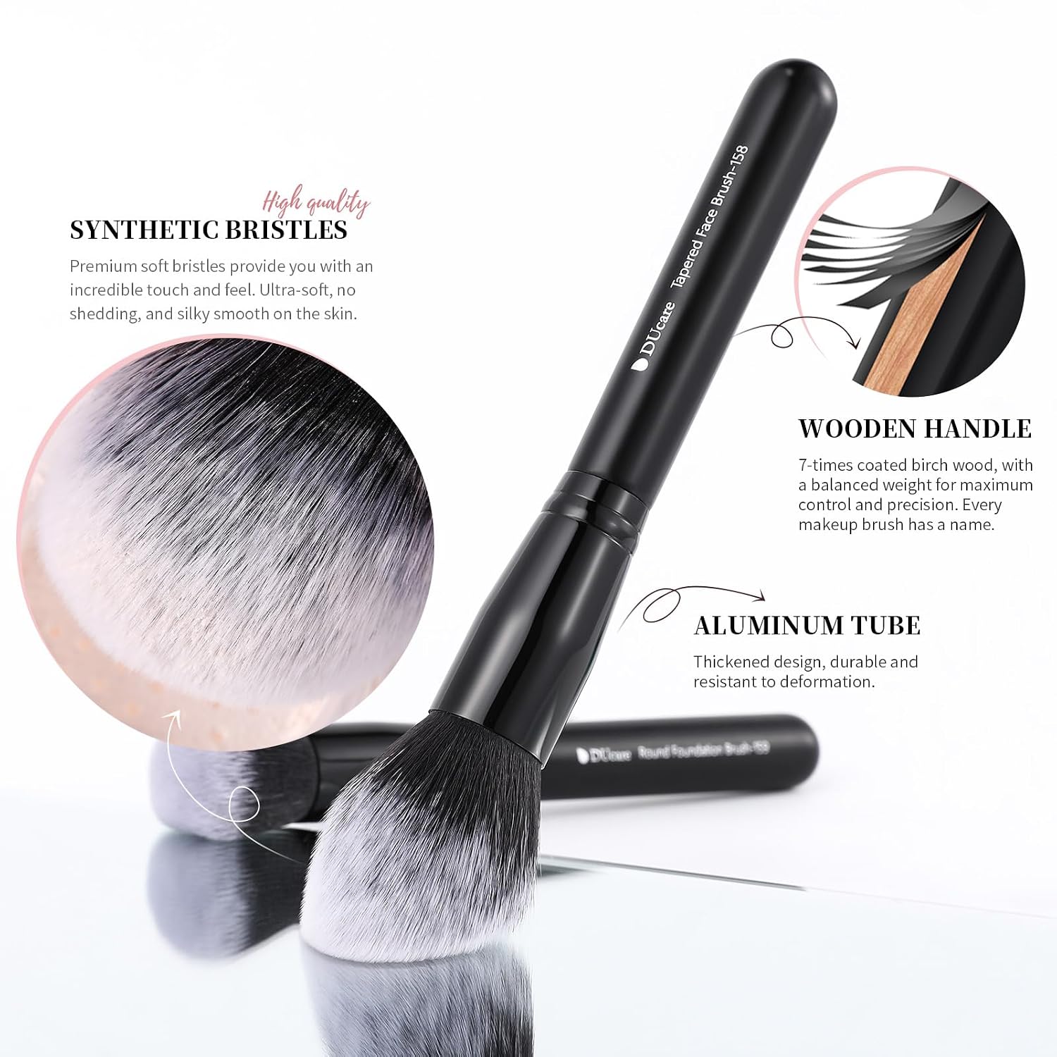 Professional Makeup Brushes Set 27Pcs Makeup Brush Set Premium Synthetic Kabuki Foundation Blending Face Powder Blush