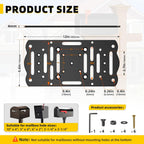 Metal Mailbox Mounting Bracket,Post Mount Mailboxes Board,Mailbox Bracket for Wood or Hollow Posts,Mailbox Mounting