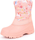 Boys Girls Snow Boots Winter Waterproof Resistant Cold Weather Outdoor Shoes (Toddler/Little Kid)