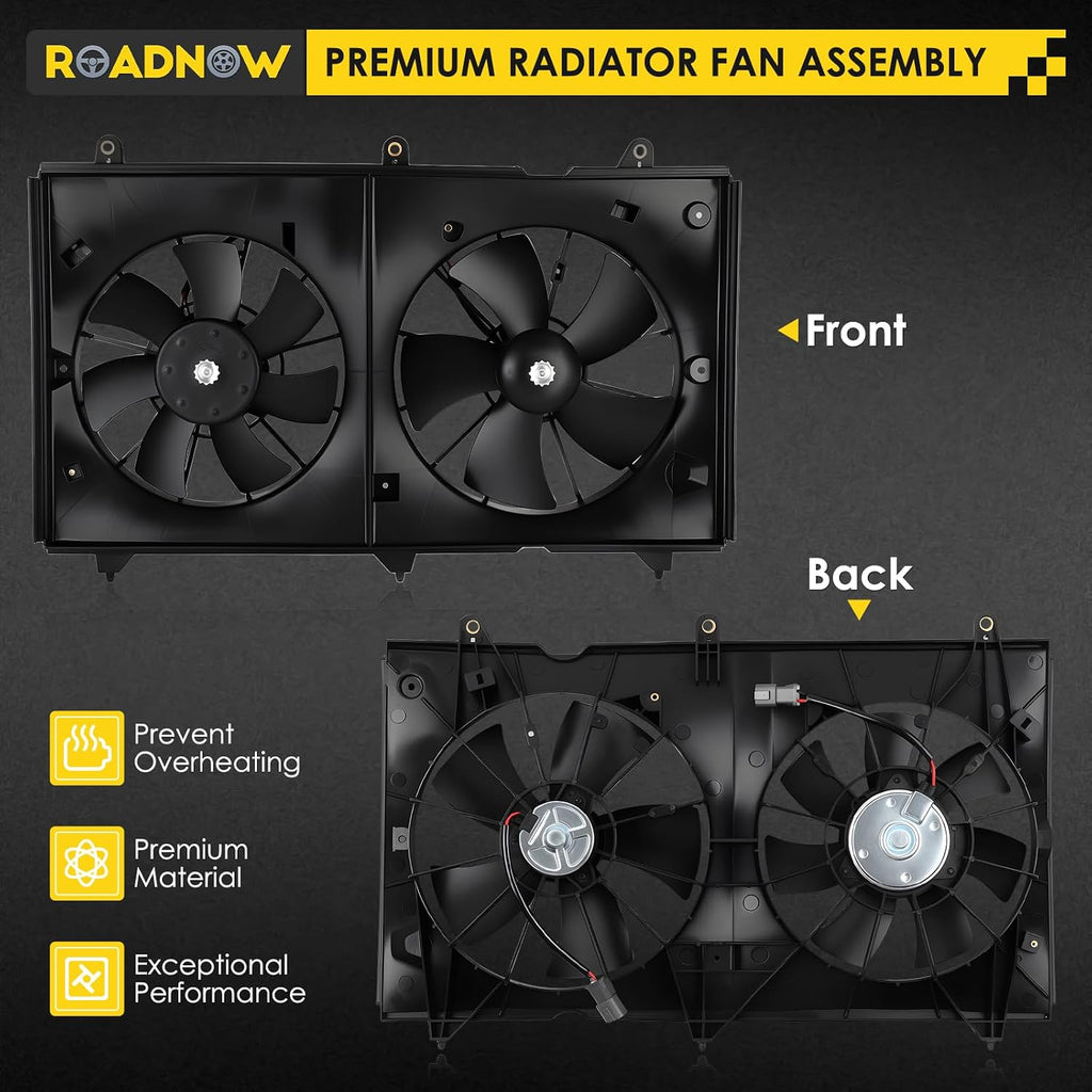 620-225 Radiator Cooling Fan Fit for Honda Accord L4 2.4L 2003-2007
